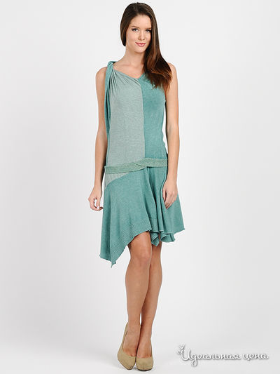 Платье Pois, цвет цвет бирюзовый