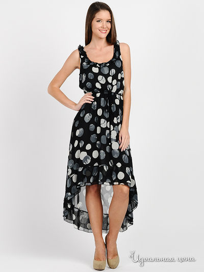 Платье Pois, цвет цвет черный / белый