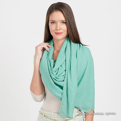 Палантин Pois, цвет цвет фисташково-бирюзовый