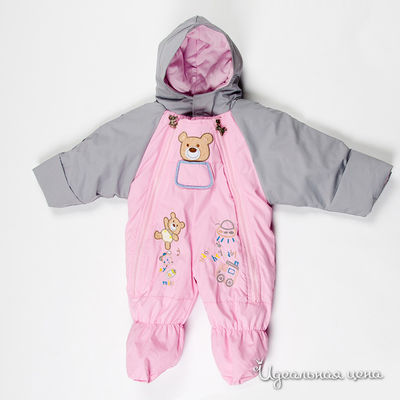 Комбинезон Kidly, цвет цвет серый / розовый