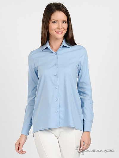 Блуза Pois, цвет цвет голубой