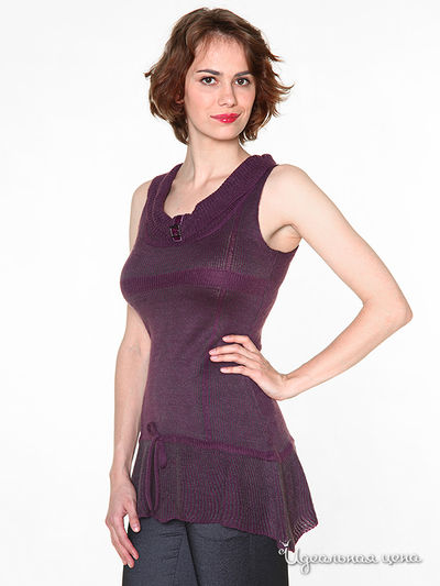 Туника Pompa, цвет цвет баклажановый