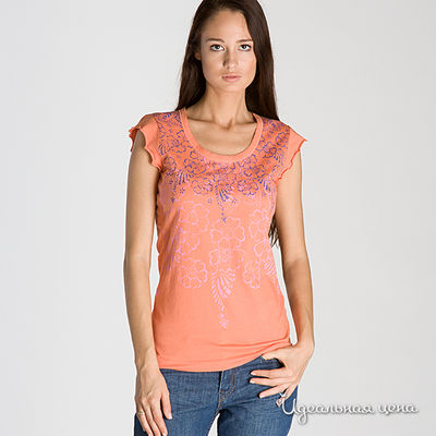 Футболка Mexx, цвет цвет тускло-оранжевый