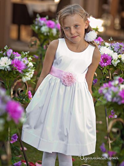 Платье Мадама, цвет цвет белый