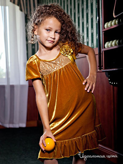 Платье Мадама, цвет цвет золотистый