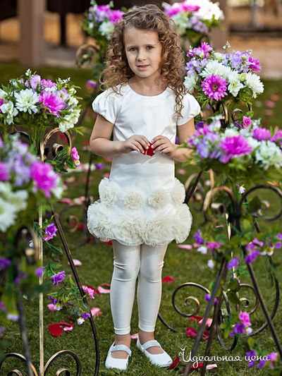 Леггинсы Мадама, цвет цвет кремовый