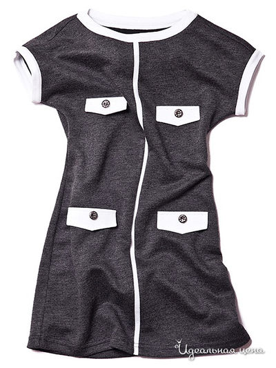 Платье Мадама, цвет цвет серый