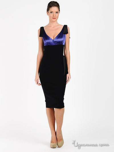 Платье Diva, цвет цвет черный / фиолетовый