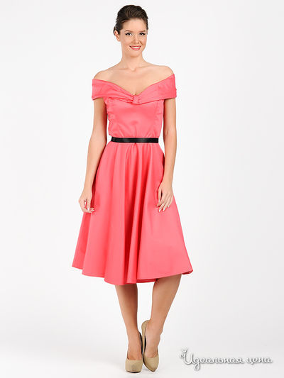 Платье Diva, цвет цвет коралловый