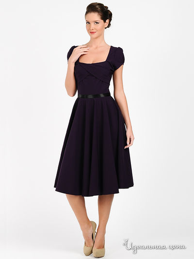 Платье Diva, цвет цвет баклажановый