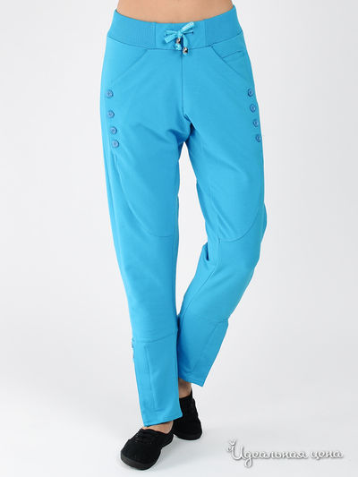 Брюки Gusto Corretto, цвет цвет голубой