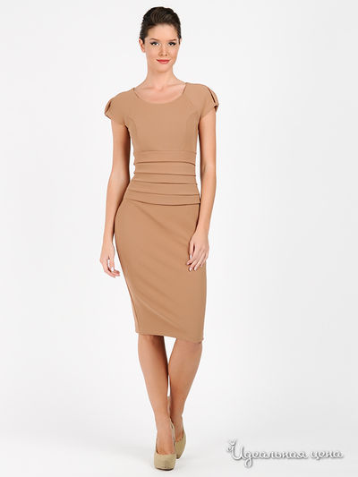 Платье Diva, цвет цвет бежевый