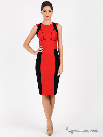 Платье Diva, цвет цвет красный / черный