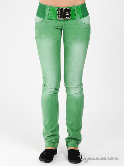 Джинсы Gusto Corretto, цвет цвет зеленый