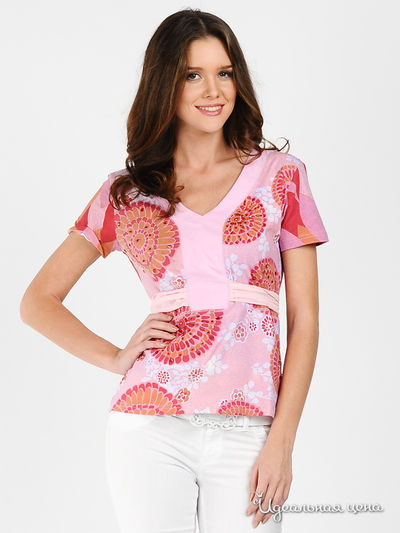 Футболка Gusto Corretto, цвет цвет розовый