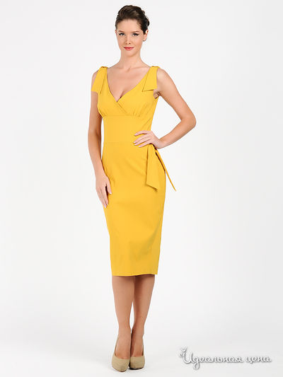 Платье Diva, цвет цвет желтый