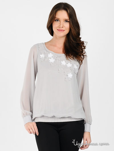 Блуза Gusto Corretto, цвет цвет серый