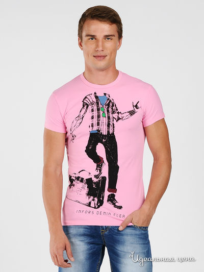 Футболка Gusto Corretto, цвет цвет розовый