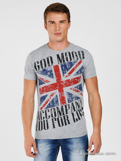 Футболка Gusto Corretto, цвет цвет серый