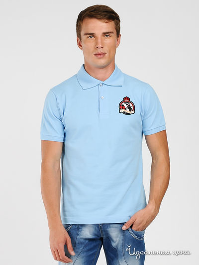 Футболка-поло Gusto Corretto, цвет цвет голубой