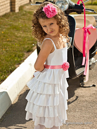 Платье Мадама, цвет цвет белый