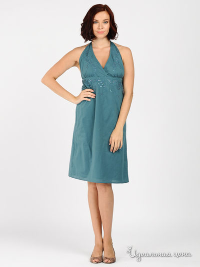 Сарафан Gusto Corretto, цвет цвет серо-бирюзовый