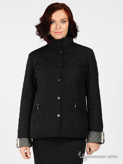 Куртка Steinberg, цвет цвет черный / принт клетка