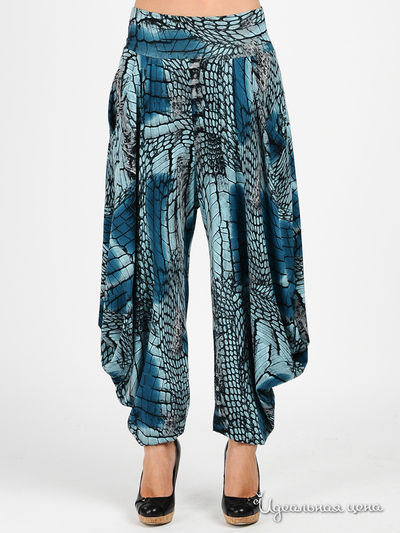 Брюки MadamT, цвет цвет синий