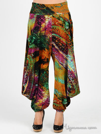 Брюки MadamT, цвет цвет мультиколор