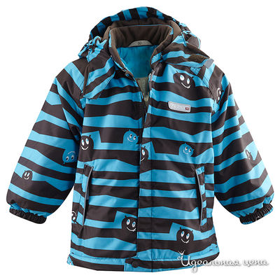 Куртка Reima, цвет цвет черно-голубой