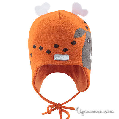 Шапка Reima, цвет цвет темно-оранжевый