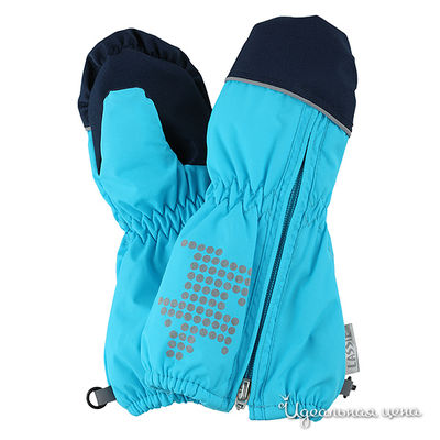 Варежки Lassie, цвет цвет голубой