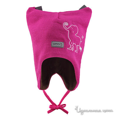 Шапка Lassie, цвет цвет ярко-розовый