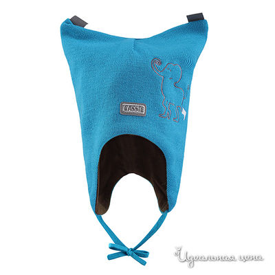 Шапка Lassie, цвет цвет ярко-голубой