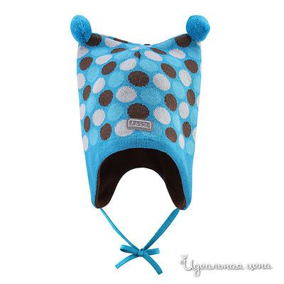 Шапка Lassie, цвет цвет ярко-голубой