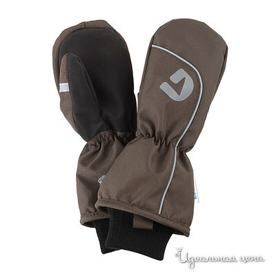 Варежки Lassie, цвет цвет коричневый