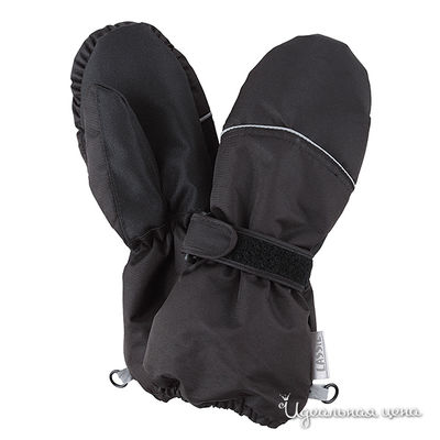 Варежки Lassie, цвет цвет черный