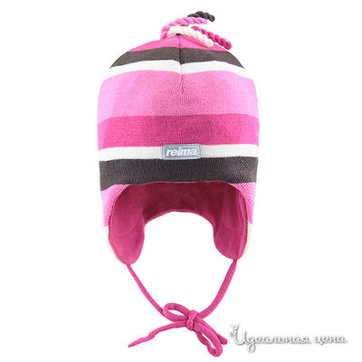 Шапка Reima, цвет цвет ярко-розовый