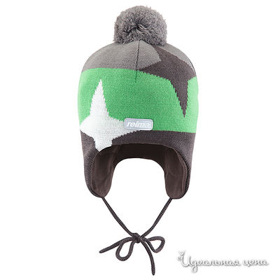 Шапка Reima, цвет цвет темно-коричневый