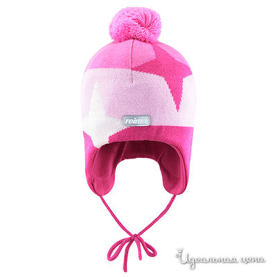 Шапка Reima, цвет цвет ярко-розовый