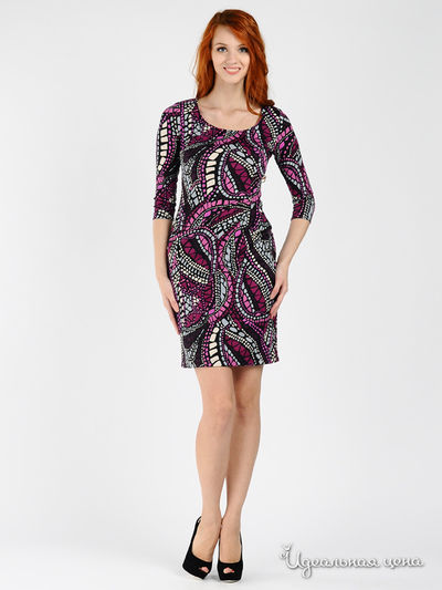 Платье Capriz, цвет цвет черный / фуксия