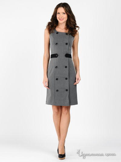 Платье Capriz, цвет цвет серый