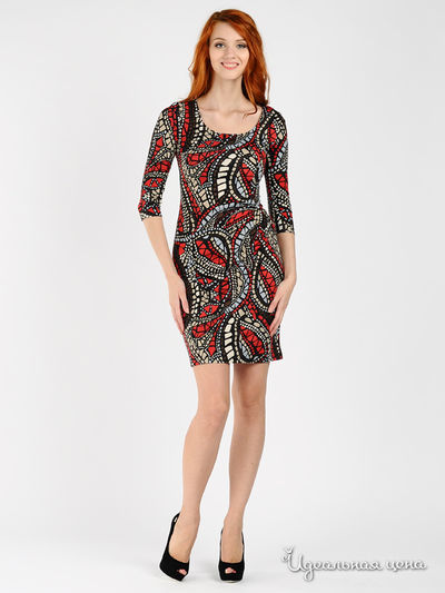 Платье Capriz, цвет цвет черный / красный