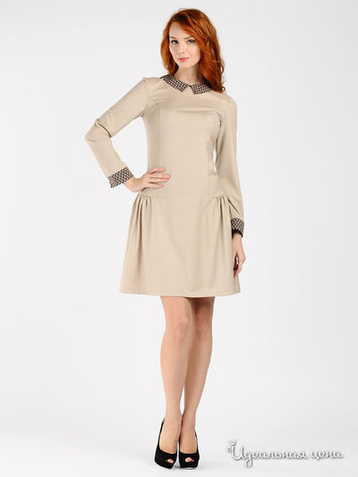 Платье Capriz, цвет цвет бежевый