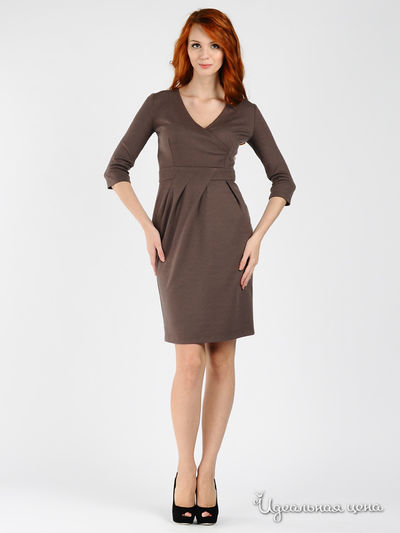 Платье Capriz, цвет цвет коричневый
