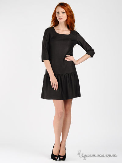 Платье Capriz, цвет цвет темно-коричневый