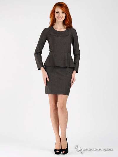 Платье Capriz, цвет цвет коричневый