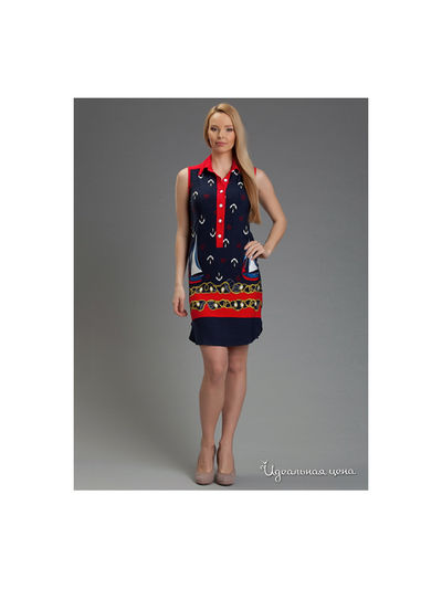 Платье MadamT, цвет цвет синий / красный