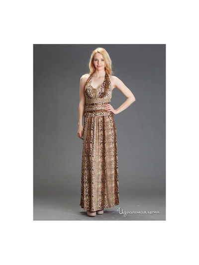 Платье MadamT, цвет цвет коричневый