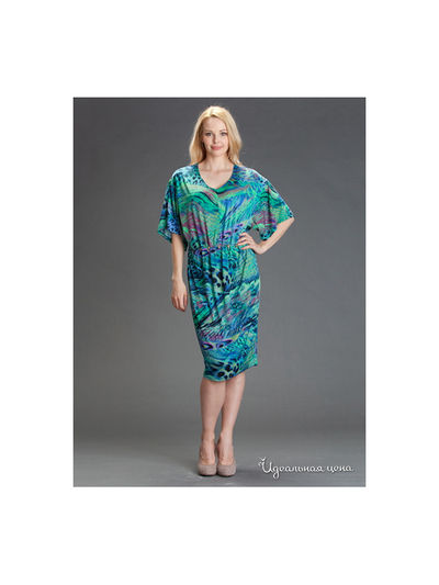 Платье MadamT, цвет цвет зеленый / синий
